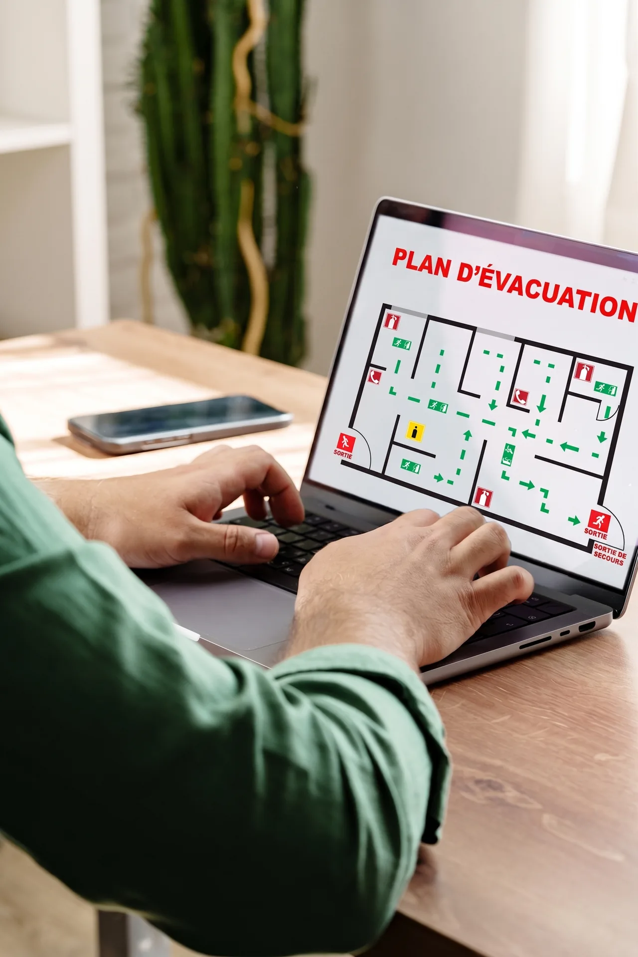 Plan de sécurité en format PDF haute définition